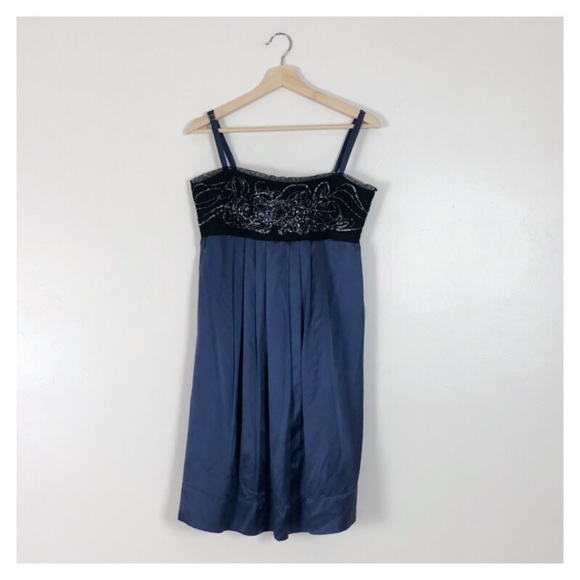 sequins and silk bcbg dress - Picture 4 of 8